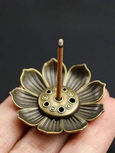 Wholesale Metal Small Lotus Incense <b>Sticks</b> Holders Religious Portable Incense Burner Metal Gifts <b>Diffuser</b> for Home Decor - Product Image 1
