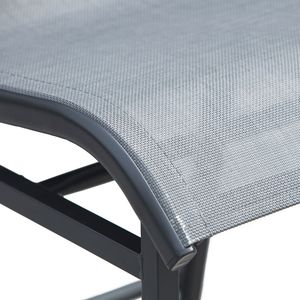 Set Bistrot da Esterno a 3 Pezzi Grigio Antracite per 2 Persone, Mobili da Giardino Resistenti - Product Image 6