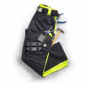 Fashion Clothing Hi Vis Visibility <b>Over</b> <b>Trousers</b> Reflective Safety Work Quality Wear <b>Waterproof</b> Construction Pants - Product Image 2