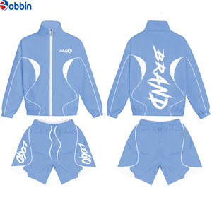 Comfortable Custom Outdoor Vacation Fashion Windproof Jogger Running Sportswear Casual Lightweight Jacket Windbreaker Sets - Product Image 5