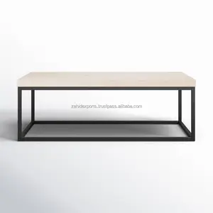 Mesa de Centro Moderna de Lujo con Acabado Cromado Pulido y Almacenamiento para Sala de Estar y Áreas de Descanso, Mayorista Zahid Exports, Decoración para la Cena - Product Image 1