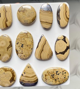 Cabochon de Sphalerite Naturelle Rayée, Pierre Précieuse Rare, Pierre Libre pour Bijoux en Fil Métallique - Product Image 4