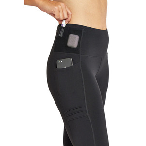 Leggings de yoga pour femmes, design personnalisé, spandex/polyester, extensibles dans quatre directions, antibactériens, avec cordon de serrage, pour l'entraînement - Product Image 5