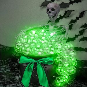 Pot de Sorcière Vert Lumineux à Bulles pour Décorations d'Halloween Intérieures DIY – Pot en Plastique Noir pour Décorations d'Halloween de Sorcière - Product Image 2