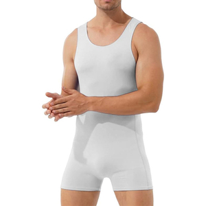 Customized Factory Wholesale Weightlifting Uniform High Quality Professional Weightlifting Uniforms Men's <b>Wrestling</b> <b>Singlets</b> - Product Image 1