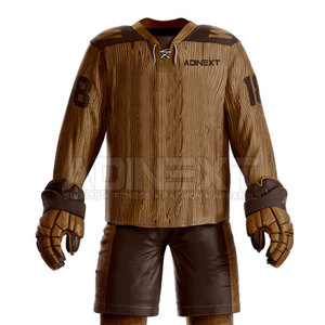 Uniforme de Hockey sobre Hielo Profesional 2026, Personalizable con Logotipo, Transpirable, Ligero, Manga Larga, Unisex para Adultos, 100% Poliéster de Alta Calidad - Product Image 4