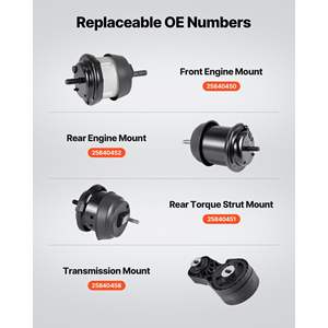 Kit de Soporte de Motor y Transmisión Compatible de Repuesto para Chevrolet Traverse 3.6L V6 2009-2017, Seguro y Original #   A5548HY A5549HY - Product Image 3