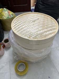 ตะกร้านึ่งไม้ไผ่คุณภาพสูง ขายดีที่สุด เป็นมิตรต่อสิ่งแวดล้อม พรีเมียม ทันสมัย เหมาะสำหรับนึ่งติ่มซำ - Product Image 4