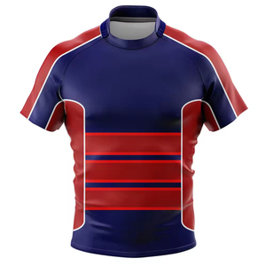 Suministro Directo de Fábrica, Jersey de Rugby Transpirable, Servicio OEM ODM, Precio Económico, Etiqueta Privada Personalizada, Nueva Llegada, Talla Grande - Product Image 1