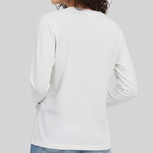 Latest Design Low Price Women's Casual <b>T</b>-<b>Shirts</b> with Hole Print 100% Cotton Custom Logo Bangladesh women <b>t</b>-<b>shirt</b> - Product Image 3