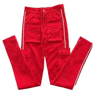 Survêtement Cargo Personnalisé de Haute Qualité avec Bandes Réfléchissantes 3M, Streetwear Homme, Survêtement Rayé, Ensemble de Jogging en Coton Molletonné - Product Image 2