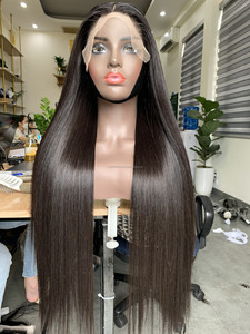 Peluca de extensión de trama única de cabello humano Remy y virgen vietnamita 100% recto sedoso para mujeres negras 30 pulgadas de longitud del paquete - Product Image 3