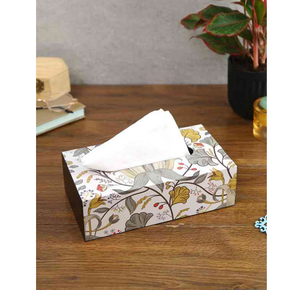 Wooden Tissue Holder With Printed for <b>Kitchen</b> Table Decoration Elegant Customised Print Design Tissue Box from India - Product Image 1