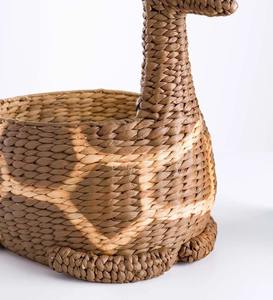 Panier de rangement girafe en jacinthe d'eau, fait main, vente en gros, écologique, fabriqué au Vietnam - Product Image 4