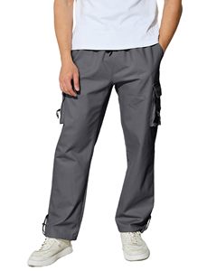 Pantalon cargo homme personnalisé respirant taille mi-haute, multi-poches, style streetwear, jogger, pour l'extérieur - Product Image 2