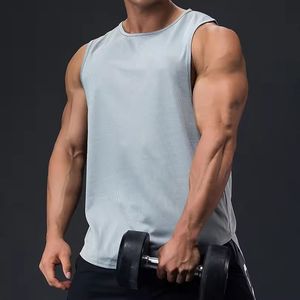 Fabricant OEM de débardeurs pour hommes sur mesure, fournisseur en gros de marques privées, production en vrac, tissu stringer de gym à haute élasticité - Product Image 4