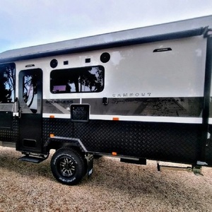 Achetez une caravane de luxe abordable en acier inoxydable de haute qualité, camping-car mobile pour le camping et les voyages tout-terrain, disponible. - Product Image 4