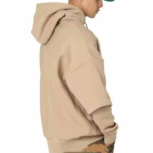 Sudadera con Capucha Personalizada con Logotipo, Unisex, Gráfica, Gruesa, de Alta Calidad, de Forro Polar, Negra, de Gran Tamaño, 100% Algodón, con Hombros Caídos - Product Image 5
