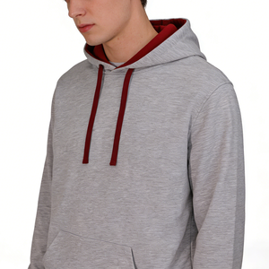 Pullover French Terry Fitting Hooded <b>Sweatshirt</b> Streetwear Heavyweight Regular Fit Unisex Front Pocket Design Quick Dry Summer - Product Image 5