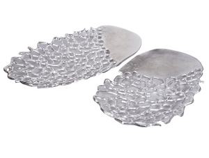 Plat à fruits design en aluminium couleur argent Style moderne Bol décoratif pour la cuisine et la table en vrac - Product Image 3