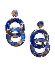 Boucles d'oreilles pendantes vintage pour femmes, design en résine, nouveaux styles, accessoire de mode authentique - Product Image 2