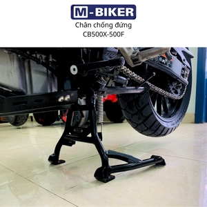 Béquille centrale de moto M-Biker noir mat en acier haute résistance thermolaqué pour CB500X CB500F NX500 - Product Image 3