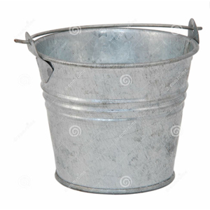 Seaux en acier galvanisé de grande qualité avec poignée en bois, parfaits pour les glacières, la décoration ou les paniers-cadeaux, à prix avantageux. - Product Image 4