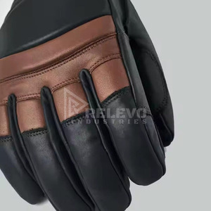 Gants de travail en cuir robustes pour la sécurité des mains, en cuir de vachette résistant à l'abrasion, pour la construction, vente en gros - Product Image 3
