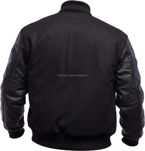 Chaqueta Varsity de Lana para Hombre MONO RIDERS, Talla XL, Estilo Hip Hop, Nuevo Diseño, Cuello Redondo, Tejido de Forro Polar Transpirable, Holgada e Impermeable - Product Image 2