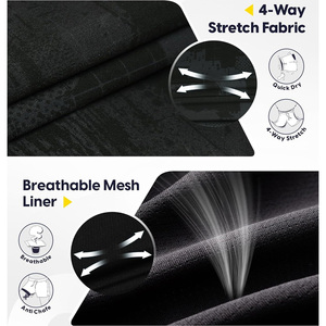 Shorts de sport sublimés personnalisés pour hommes – Exportateur pakistanais – Respirants et légers – Vêtements de sport pour les marchés mondiaux - Product Image 3