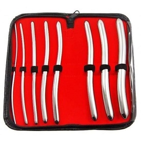 ชุดเครื่องมือขยายปากมดลูกเฮการ์แบบสองด้าน ทำจากสแตนเลส จำนวน 8 ชิ้น พร้อมอุปกรณ์ตรวจถุงปัสสาวะ และเครื่องมือผ่าตัด - Product Image 1