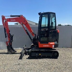 รถขุดขนาดเล็กคุณภาพสูง Kubota KX040-5 ระบบไฮดรอลิกทำงานราบรื่น ราคาขายส่ง เครื่องจักรสำหรับงานหนัก - Product Image 3
