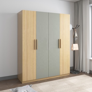 Armario de dormitorio personalizado, armario de almacenamiento de ropa moderno, vendedor de fábrica, material de estilo Simple amigable - Product Image 3