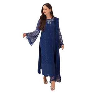 Robes de soirée pakistanaises brodées de qualité supérieure, couleurs et tailles personnalisées, pour les célébrations de mariage. - Product Image 1