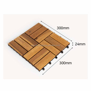 Tarima de Madera de Acacia Vietnamita para Exteriores, Losetas de Madera Entrelazadas, Impermeables, Antideslizantes, Ecológicas, Sin Mantenimiento - Product Image 4