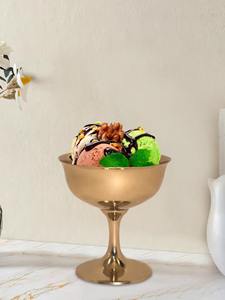 Calice de luxe moderne en métal doré, centre de table, sans BPA, résistant à la chaleur, pour décoration de table de fête, finition dorée polie sur pied - Product Image 4