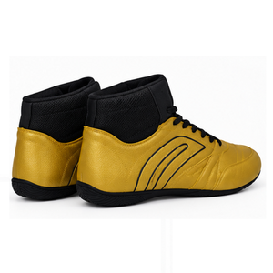 Bottes sportives jaunes à tige haute avec fermeture auto-agrippante, dessus en cuir véritable, semelle en caoutchouc, embout léger, doublure Nomex, semelle intermédiaire en EVA - Product Image 6