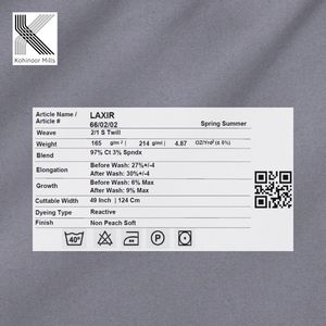 Tissu extensible 100% coton léger sur mesure pour vêtements, tissu premium PAPER TOUCH - Product Image 4