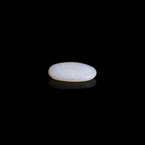 Natural Ethiopian Opal Raw Gemstone 3.62 Carat Certified White 20mm - Product Image 3