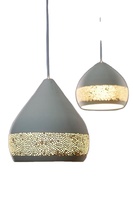 Lampe suspendue marocaine classique Antique/Or/Noir (Longueur 22cm, Largeur 22cm, Hauteur 54cm)