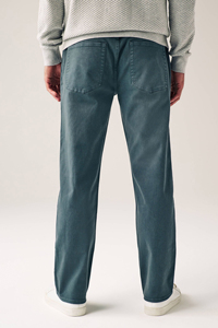 Wholesale Customized Blue Straight <b>Men</b> Latest Design Export Quality Garment Dyed <b>Wide</b> <b>Leg</b> Pants Waterproof Breathable Autumn - Product Image 4