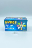 Conectores RJ45 SM-6R CAT 6 y 5, Conectores RJ45, Surtido de Conectores Ethernet para Red, 100 Piezas para Cable