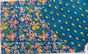 Tissu imprimé au bloc de Jaipur, tissu en coton imprimé à la main, tissu indien artisanal, fournisseur en gros de tissus en coton - Product Image 2