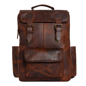 New Arrival <b>Light</b> <b>Weight</b> Leather <b>Backpacks</b> Customized Size & Logo Wholesale Leather <b>Backpacks</b> - Product Image 1