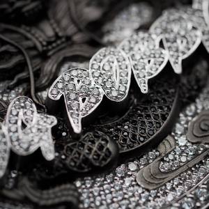 Luxury Hiphop Pendant Necklace Men Ice Out Moissanite 925 Silver Buss Down Baguette Custom Big Disc Chain Pendant - Product Image 2