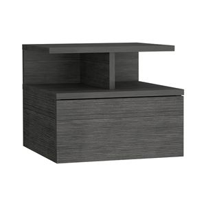 Adele nightstand ลอยน้ำได้พร้อมลิ้นชักและชั้นวางสำหรับเปิด - Product Image 6