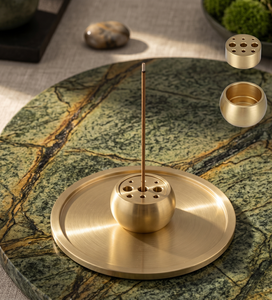 Brass Incense Holder <b>Stick</b> Burner Aromatherapy <b>Diffuser</b> Decorative Spiral Design for Home Use At Wholsale Price - Product Image 3