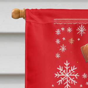 Lakeland Terrier vacaciones Navidad gran poliéster casa bandera Multicolor porche manga poste decorativo patio Banner arte pared - Product Image 3