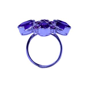 Wedding Wear 925 Sterling <b>Silver</b> Amethyst <b>Garnet</b> Gemstone <b>Silver</b> Plated Jewelry Women Wear Fashionable Classic <b>Ring</b> - Product Image 4