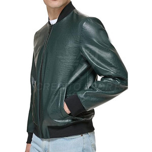 Veste en cuir de qualité supérieure, prix de gros, veste en cuir de style Letterman, veste en cuir de style Letterman de haute qualité, veste en cuir de style Letterman pour l'hiver - Product Image 6